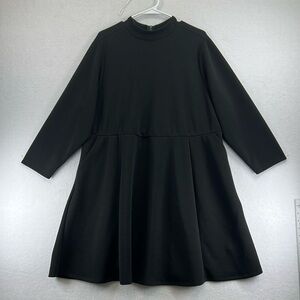 Torrid Woman’s Knit Mini Dress Sz 3 (22-24) Black Soft Polyester/Modal/Spandex